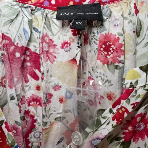 Jones New York floral print sz 2X - photo 3