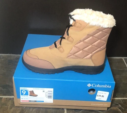 Columbia Ice Maiden II Shorty boots sz 9.5