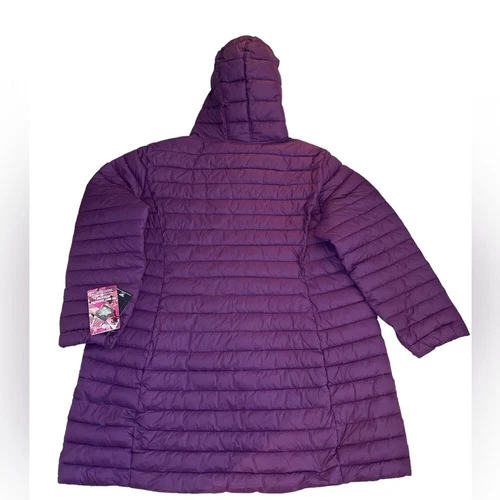 Reebok Women's Midweight Purple Puffer Coat sz 3 X - photo 3