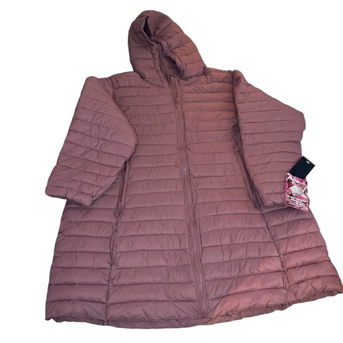 Reebok Women's Midweight Dusty Rose Puffer Coat sz 3 X