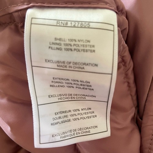 Reebok Women's Midweight Dusty Rose Puffer Coat sz 3 X - photo 5