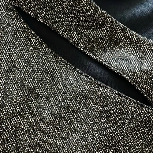 DKNY Metallic Faux-Wrap Sheath Dress sz 12 - photo 3