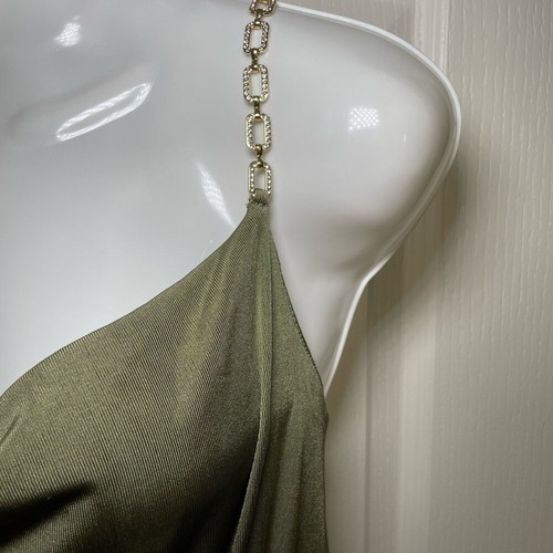 Jason Wu army green jumpsuit sz M - photo 3