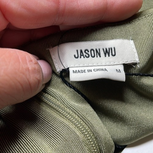 Jason Wu army green jumpsuit sz M - photo 5