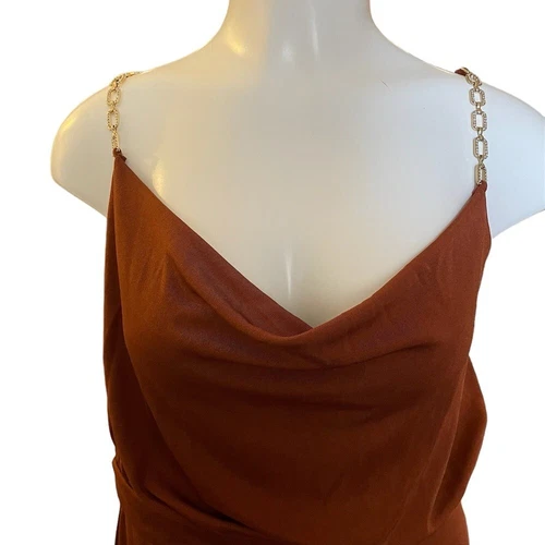Jason Wu burnt orange jumpsuit sz M - photo 2
