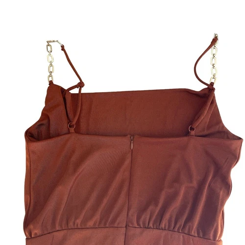 Jason Wu burnt orange jumpsuit sz M - photo 5
