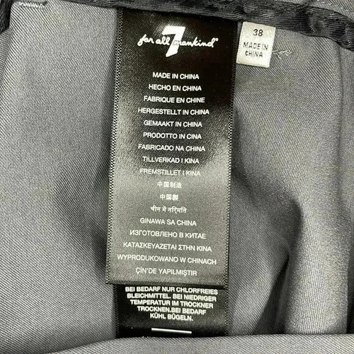 7 for all Mankind Adrien Tech Slim gray pants sz 38 - photo 4