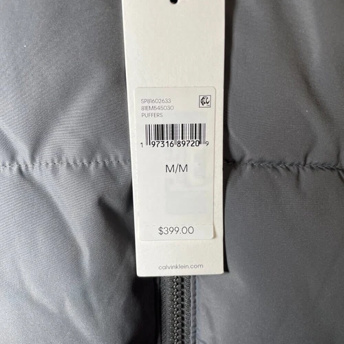 Calvin Klein Heavyweight Hooded Long Puffer Coat sz M - photo 5