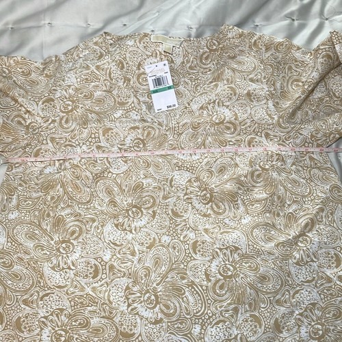 Michael Kors Paisley Ruffled Sleeve Top 0X - photo 5
