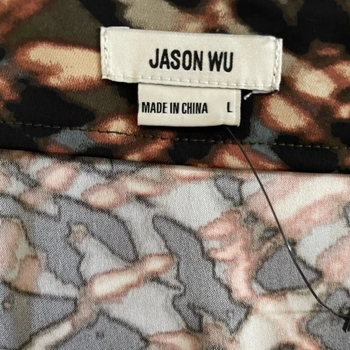 NWOT Jason Wu animal print midi length skirt sz L - photo 3