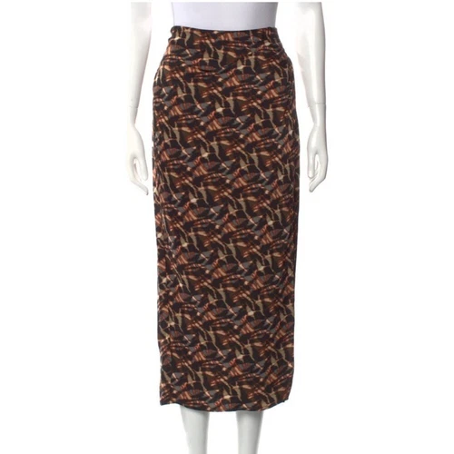 NWOT Jason Wu animal print midi length skirt sz L - photo 5