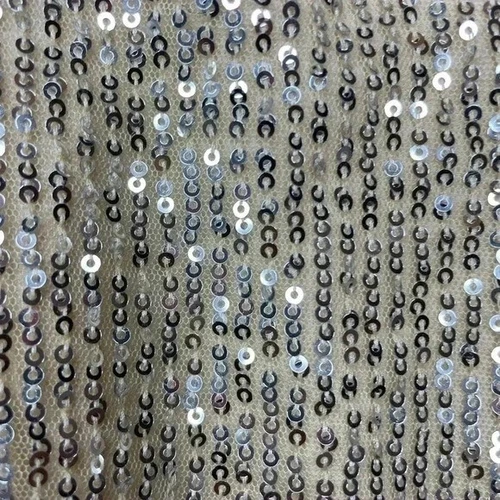 French Connection beige sequin skirt sz 10 - photo 2