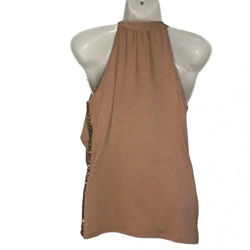 Ann Taylor sequins cowl neck top sz S - photo 3