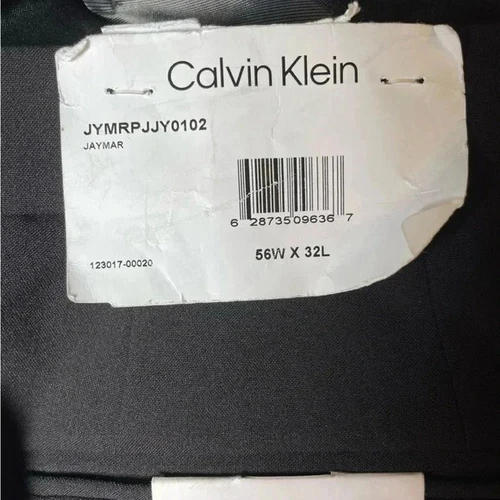 Calvin Klein black dress pants sz 56x32 - photo 2
