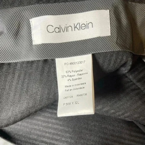 Calvin Klein black dress pants sz 56x32 - photo 4