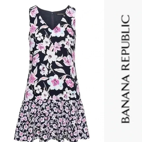 Banana Republic Drop-Hem Shift Dress sz 14 - photo 4