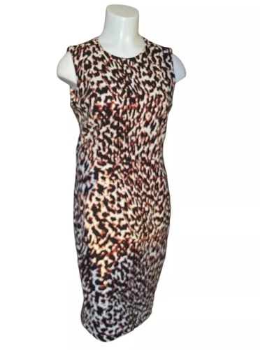 Calvin Klein leopard print dress sz 10