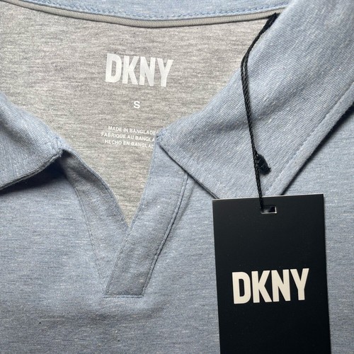 DKNY light blue polo shirt sz S - photo 3