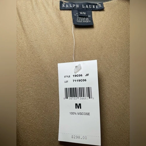 Ralph Lauren Black Label wrap top sz M - photo 3