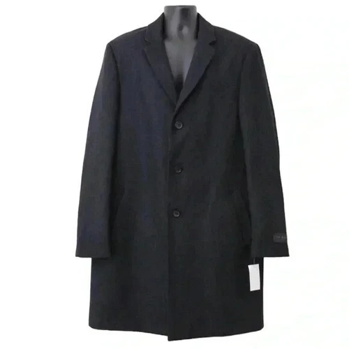 Ike Behar charcoal grey pea coat sz 46L