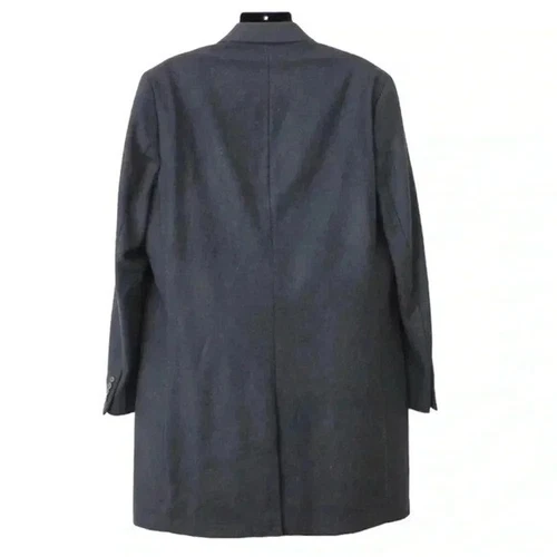 Ike Behar charcoal grey pea coat sz 46L - photo 2