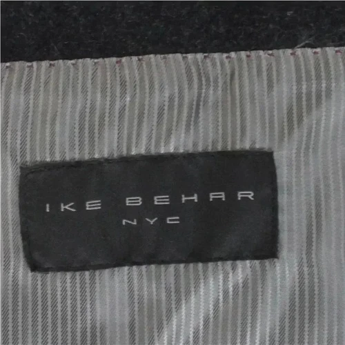 Ike Behar charcoal grey pea coat sz 46L - photo 3
