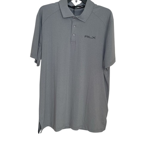 Ralph Lauren RLX Men's Grey Golf Polo Shirt sz L