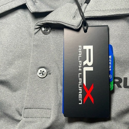 Ralph Lauren RLX Men's Grey Golf Polo Shirt sz L - photo 4