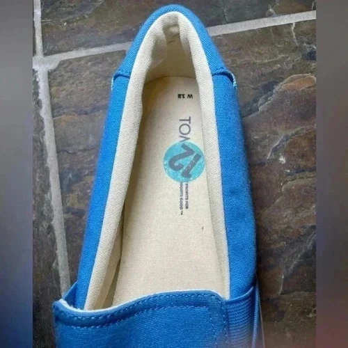 Toms canvas slip on shoes sz 12 - photo 3