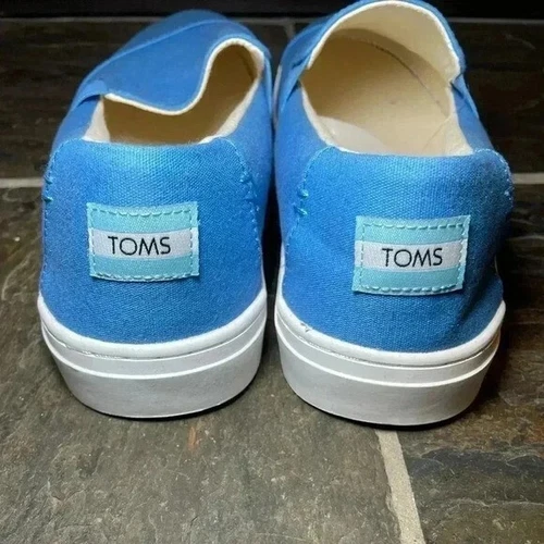 Toms canvas slip on shoes sz 12 - photo 4