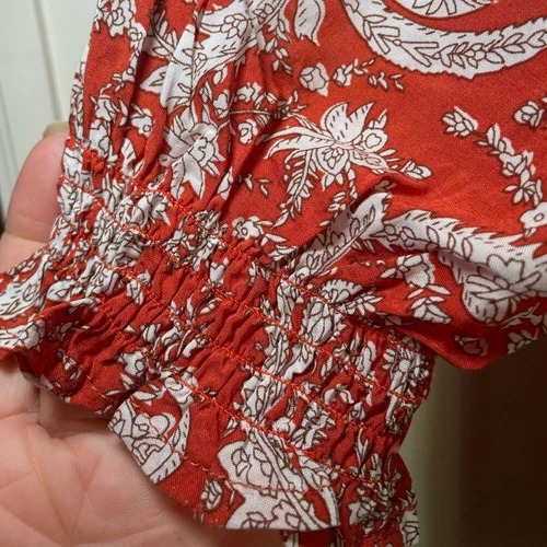 Jones New York orange and white floral print 1X - photo 4