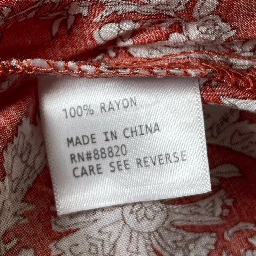 Jones New York orange and white floral print 1X - photo 5