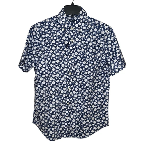 Nautica Navtech Floral Print Shirt - Size Small