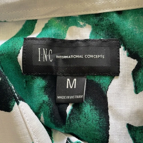 I.N.C Mens Floral Button Down Shirt sz M - photo 2