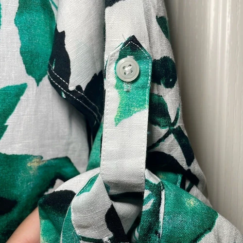 I.N.C Mens Floral Button Down Shirt sz M - photo 3