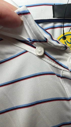 Ralph Lauren RLX Polo - White, Blue, Red Stripes - XL - photo 3