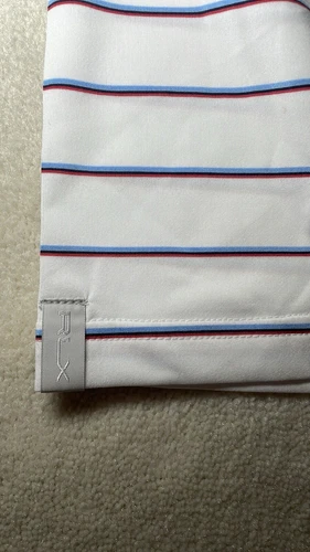 Ralph Lauren RLX Polo - White, Blue, Red Stripes - XL - photo 5