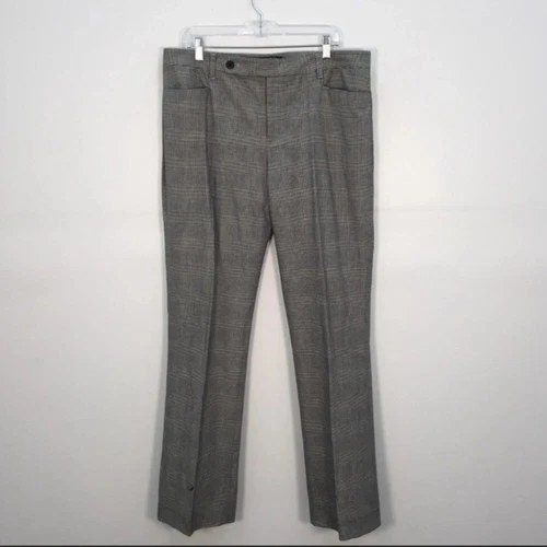 EUC Lauren Ralph Lauren Houndstooth Boot Cut Pants 14