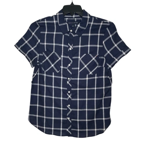 Tommy Hilfiger navy shirt sz L