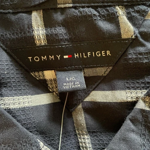 Tommy Hilfiger navy shirt sz L - photo 3