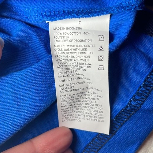 Nautica classic fit solid bight blue polo sz L - photo 4