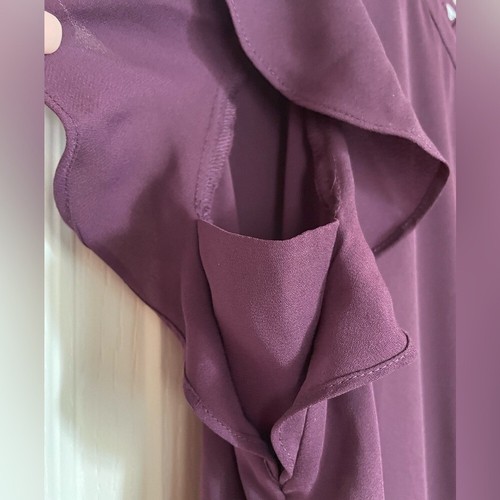 Calvin Klein purple blouse sz L - photo 3