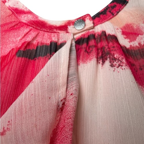 DKNY Women's Ruffled Cap Sleeve Top sz L - photo 2