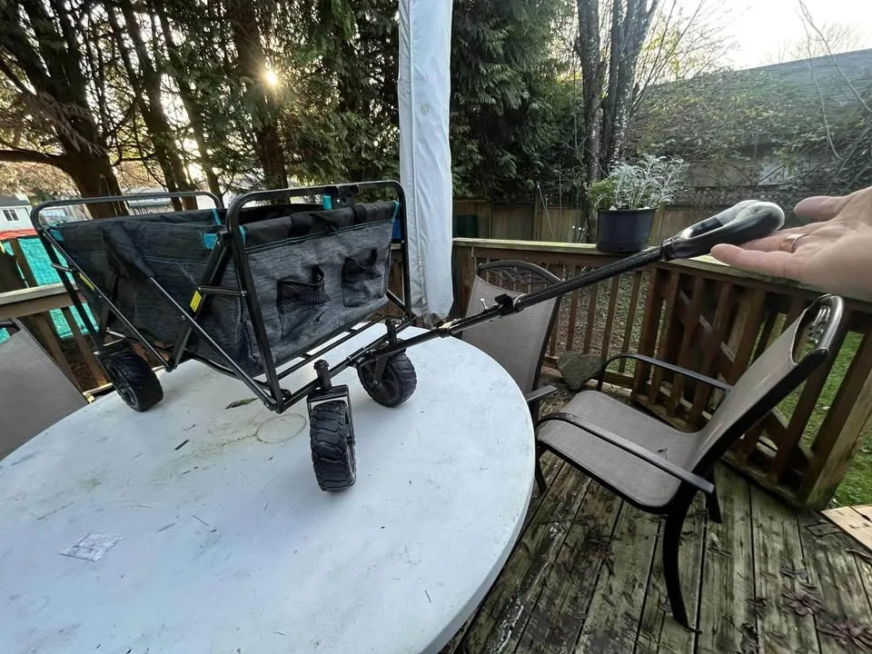 🌟 Brand New MAC SPORT XL Folding Wagon with Brakes – Never Used! image indicator(4)