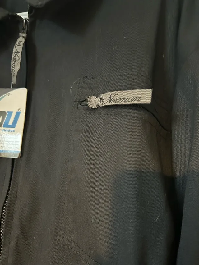 Norman Arctic Black Utility Workwear Jumpsuit image indicator(4)