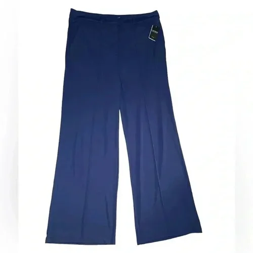 Lauren by Ralph Lauren Navy Wide Leg pants sz 16 W