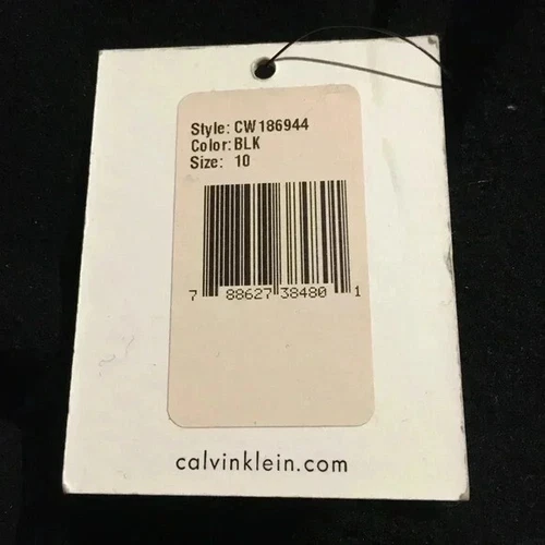 Calvin Klein black wool pea coat sz 10 - photo 5