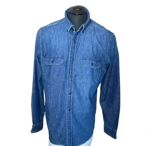 Banana Republic denim two pocket shirt sz L Tall