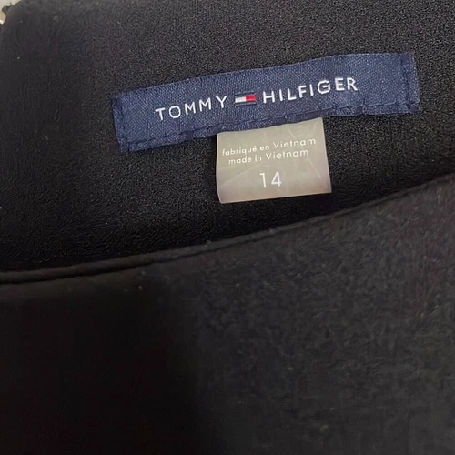 Tommy Hilfiger Black Fit & Flare Dress sz 14 - photo 3