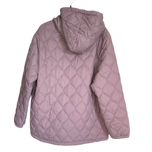 New Balance Women's dusty Rose short quilted puffer coat  sz 3 X - photo 4